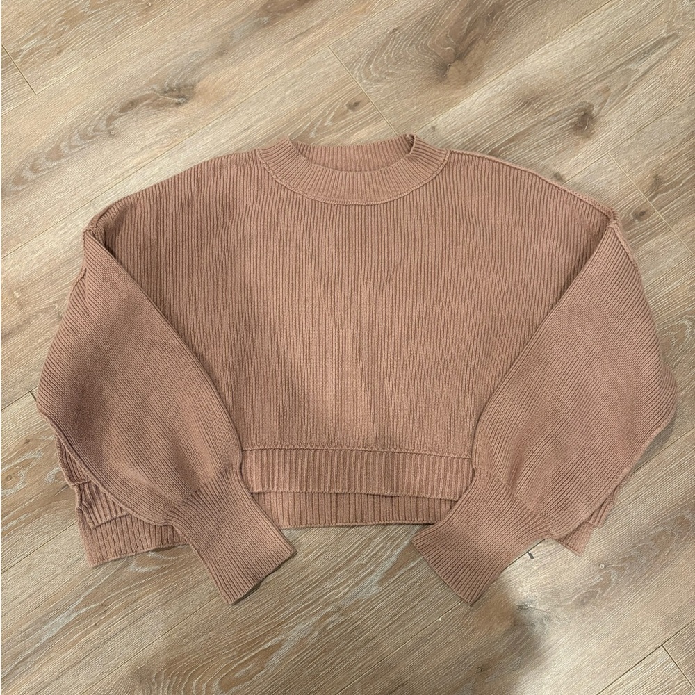 Free People Easy Street Sweater Crop
